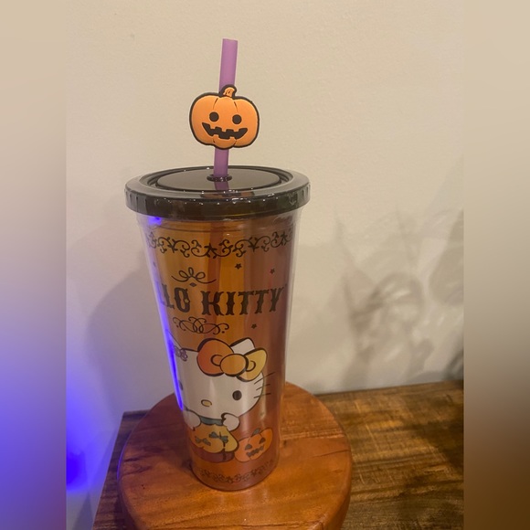 Hello Kitty Other - Hello Kitty Pumpkin Acrylic Travel Cup Tumbler Halloween Coffee